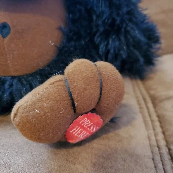 Polyfect Toys Monkey Plush Makes Jungle Sounds 9" NOS Works Great - Picture 9 of 11